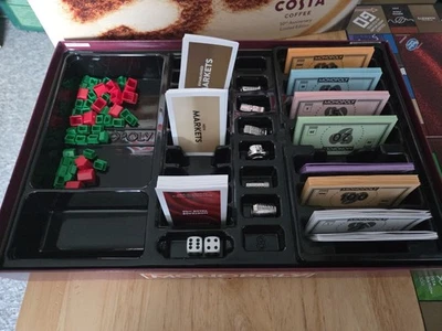 COSTA COFFEE MONOPOLY 50TH ANNIVERSARY RARE LIMITED EDITION - Image 1 of 4
