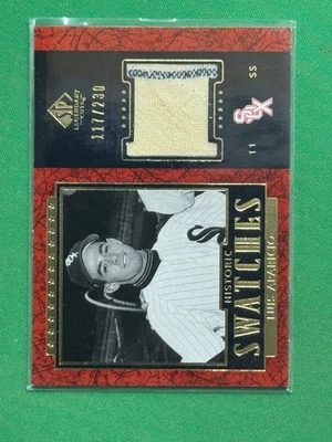 2003 Upper Deck SP Legendary Cuts Historic Swatches #J-LA Luis Aparicio /230 - Image 1 of 2