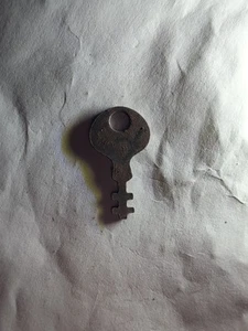 Valigia Vaporiera Chiave Acciaio Piatto Vintage - Foto 1 di 2