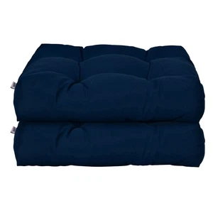 21" x 21" Patio Chair Seat Cushion 2 PCS Indoor/Outdoor Pads Navy - Picture 1 of 7