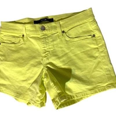 Joe’s Jeans Sunny Bright Yellow/Green Denim Jean Shorts Women's Size 27 - Image 1 of 4