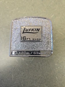 Vintage Lufkin 16' W9316 Tape Measure w/ Belt Clip - Picture 1 of 7