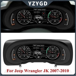 For Jeep Wrangler JK Instrument Cluster Display Car Digital Cluster 2007-2010 - Picture 1 of 17