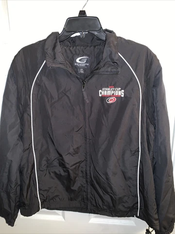 CAROLINA HURRICANES NHL Stanley Cup Champions 2006 Jacket G-III Sports WOMENS + Cover