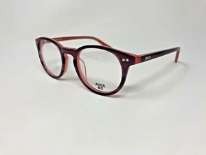 ANNA SUI AS516 706 Eyeglasses Frame 45-19-135 Purple Horn/Peach Pink Polish WG35 - Picture 1 of 12
