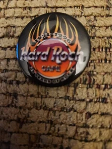 Vintage Collectible Hard Rock Cafe 25 Years Of Rock 1971-1996 Small Button - Picture 1 of 1
