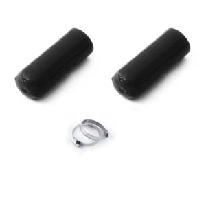 2pcs ID17mm Silicone Blanking Cap Intake Vacuum Hose End Bung Plug & Clamp - Foto 1 di 8