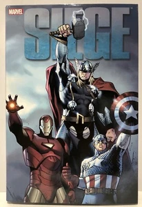 SIEGE OHC [2011 tapa dura de gran tamaño Marvel] casi nuevo Bendis Coipel Iron Man Sentry  - Imagen 1 de 8