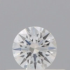 GIA CERTIFIED Natural Diamond 0.26 Ct Round Cut 4.1 mm E/SI1 Grade A+ Triple Exc - Picture 1 of 5