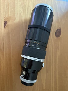 CANON 85-300MM FL VINTAGE TELEPHOTO ZOOM + CASE + EF LENS ADAPTER - Picture 1 of 10