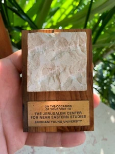 Rare stone 1979 university of jerusalem Great Gift ,BRIGHAM YOUNG UNIVERSITY,⭐ - Picture 1 of 9