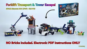 MOC PDF Instructions ALT BUILD LEGO® City Police Mobile Crime Lab Truck - 60418 - Picture 1 of 20