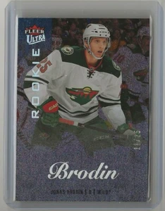 2013 2013-14 Fleer Showcase Ultra Platinum Medallion Rookie #58 Jonas Brodin - Picture 1 of 1