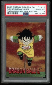 Dragon Ball Z ArtBox Chromium 17 Son Gohan 2000 PSA 8 68476200 - Bild 1 von 2