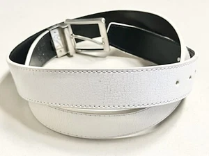 Cinturón reversible de golf para hombre Nike blanco/negro talla 36 cuero genuino - Imagen 1 de 7