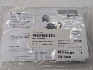 Rexroth Bosch Viton Seal Kit SV80-62 BKIT-723733 Hydraulic Pump Rebuild Kit - Picture 1 of 5
