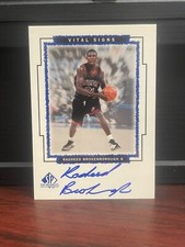 1999 SP Top Prospects Vital Signs Rasheed Brokenborough #RB Auto 3448