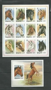 I23 Guyana - MNH - Imperf - Nature - Horses - Picture 1 of 1
