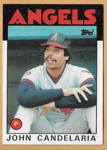 JOHN CANDELARIA ANGELS #140 - TOPPS NM-MT 1986 - Imagen 1 de 2