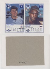 1987 Kraft Home Plate Heroes Food Issue Panels Roger Clemens Chili Davis #45-46