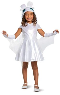 Light Fury Clásico Cómo Entrenar a tu Dragón Vestido Elegante Halloween Niño Disfraz Foto 1 de 2