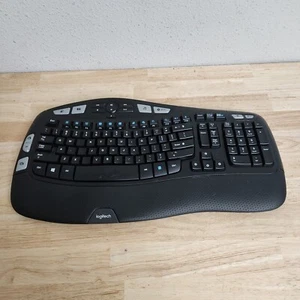 Logitech K350 Comfort Wave Wireless Keyboard - Needs Dongle, Keyboard Only - Picture 1 of 6