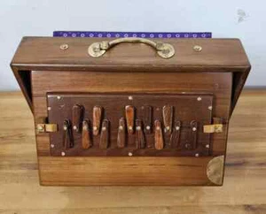 Pure Teak Wood Shruti Box With Wooden Keys C3 To C4 Tuned 440Hz And 432Hz - Picture 1 of 13