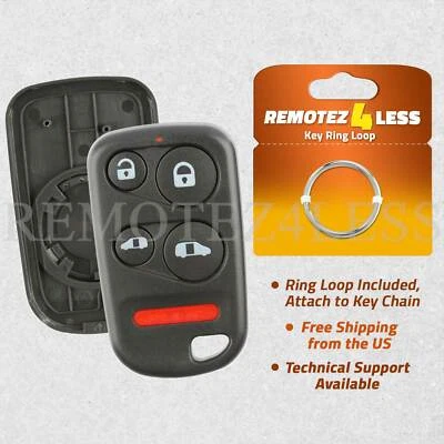 Replacement for Honda Odyssey Keyless Entry Remote Car Key Fob Shell Pad Case 5b - Image 1 of 4
