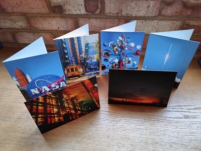 NASA, Cesar Manrique, San Francisco & Sagrada Familia Blank Photo Greeting Cards - Image 1 of 4