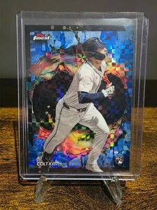 2024 Topps Finest Colt Keith #208 RC Rare Blue Checker 43/49 Tigers - Bild 1 von 2