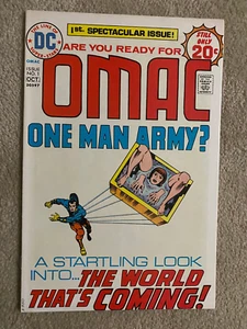 DC COMICS - OMAC ONE MAN ARMY #1 (1974) 1st APPEARANCE OF OMAC by JACK KIRBY - Picture 1 of 12