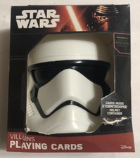 Star Wars The Force Awakens Villians  Playing Cards in Helmet New