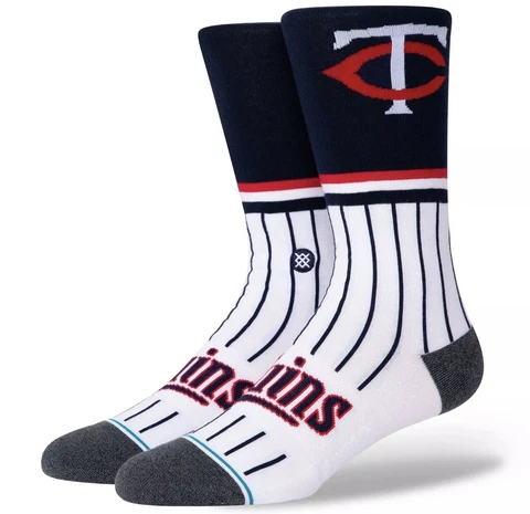 Stance MLB Minnesota Twins MIN Color Casual Crew Socks Unisex Size Medium NWT Cover