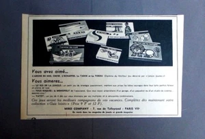 PUBLICITE ANCIENNE ADVERT CLIPPING 091017 JEUX DE SOCIETE MIRO YATZY LE ROI DE L - Imagen 1 de 1