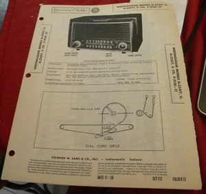 WESTINGHOUSE AM/FM RECEIVER - 4 MODELS (SAMS PHOTOFACT 113-13) - Picture 1 of 1