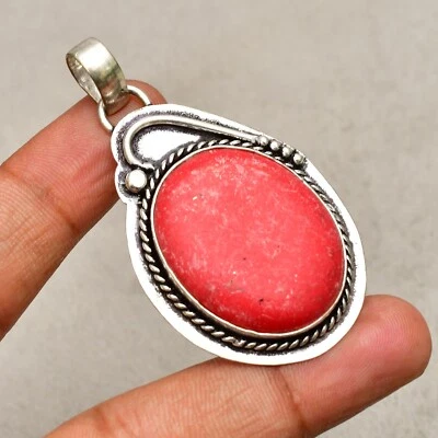 Ciondolo gioiello fatto a mano in argento sterling 925 con pietra preziosa co... - Immagine 1 di 4