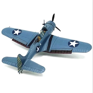 1:72 Scale US SBD-3 Dive Bomber Fighter Alloy Aircraft Model Military Airplane - Picture 1 of 12