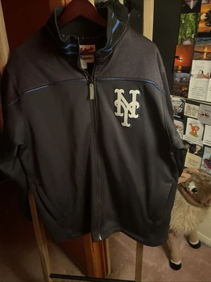 JAQUETA GRANDE COLEÇÃO MASCULINA AUTÊNTICA NY METS tamanho majestoso - Imagem 1 de 4