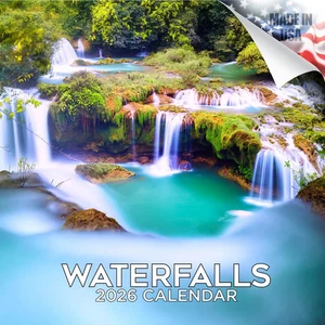 WASSERFÄLLE Wandkalender 2026 Paradies Geschenk Fotos schöne Landschaft - Bild 1 von 2