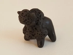 De colección Santa Clara Pueblo cerámica negra búfalo bisonte Dorothy Paul Gutiérrez - Imagen 1 de 10