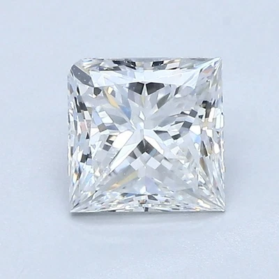 Princess Cut 1 Carat Cert. AGI Natural Mined Diamond Loose E color VVS1 clarity - Image 1 of 2