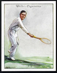 WILLS - TENIS SOBRE CÉSPED, 1931 - #7 I G COLLINS - Imagen 1 de 2