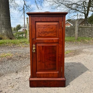Antique Mahogany Pot Cupboard Bedside Cabinet Table Nightstand Storage Unit - Picture 1 of 21