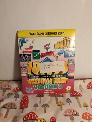 10,000 Graphics Pack  Volume 3  Windows 95/3.1   Unopened. New  - Image 1 of 2