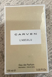 CARVEN L'ABSOLU for Women 100 ml /3.3 oz -3.33 oz EDP Spray New & sealed - Picture 1 of 4