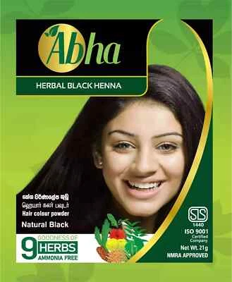 Godrej Abha Herbal Black Henna younger look for all unisex 60g Free Shipping - Image 1 of 3
