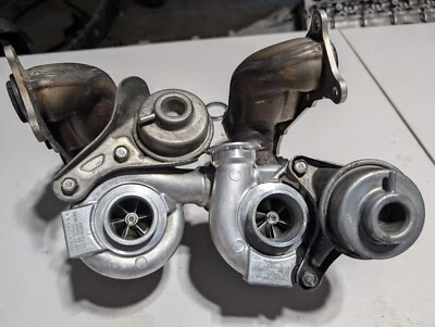 OEM BMW TURBOCOMPRESOR (juego delantero + trasero) para BMW N54 08-16 135i 335i 535i Z4 3,0 L Foto 1 de 4