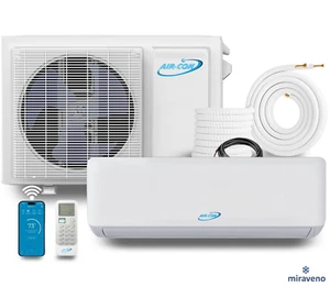 Mini Split Heat Pump Mini Split AC Ductless Air Conditioner 9000 BTU Serene - Picture 1 of 17