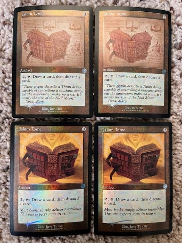 MTG- Jalum Tome x4 - The Brother's War - Retro FOIL - Image 1 of 1