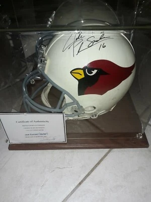 JAKE PLUMMER SIGNED ARIZONA CARDINALS FULL SIZE RIDDELL HELMET W/COA.  - Image 1 of 4